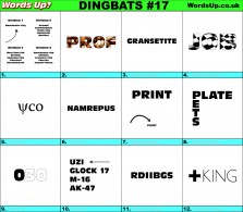 Dingbats | Rebus Puzzle #17